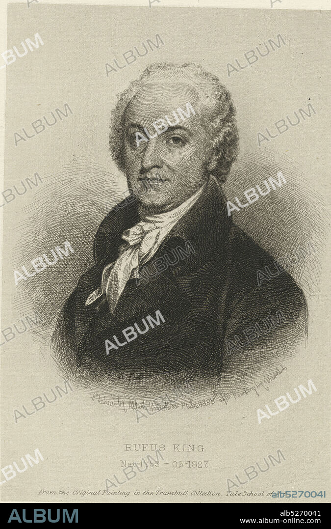 Rufus King., still image, Prints, 1888, Trumbull, John (1756-1843).