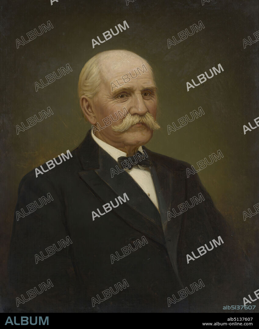 Artist: Harry Ives Thompson, American, 18401906, Subject: George Jarvis Brush, American, 18311912, Ph.B. 1852, M.A., 1857, George Jarvis Brush (1831-1912), Ph.B. 1852, M.A. (Hon.) 1857, 19th century, Oil on canvas, 30 1/4 × 25 1/4 in. (76.8 × 64.1 cm), American, 19th century, Paintings.
