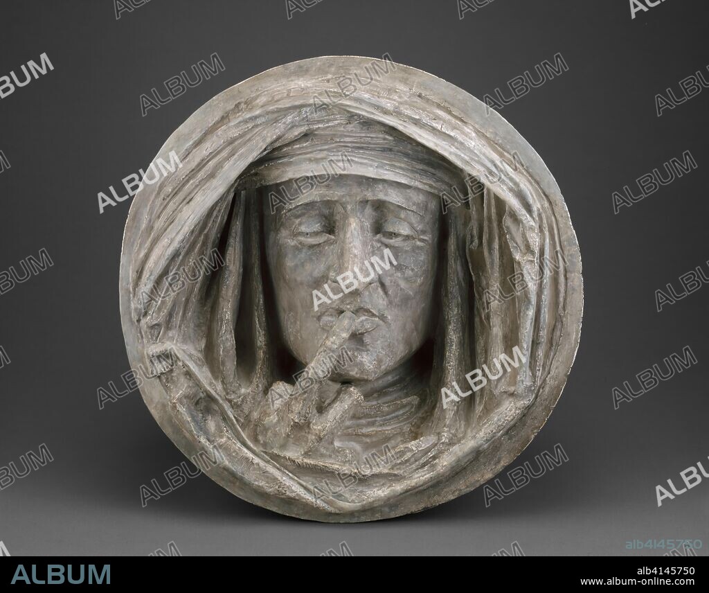 ANTOINE AUGUSTIN PRéAULT. Le Silence. Auguste Préault; French, 1809-1879. Date: 1842-1843. Dimensions: Diameter: 40 cm (15 3/4 in.). Plaster. Origin: France.