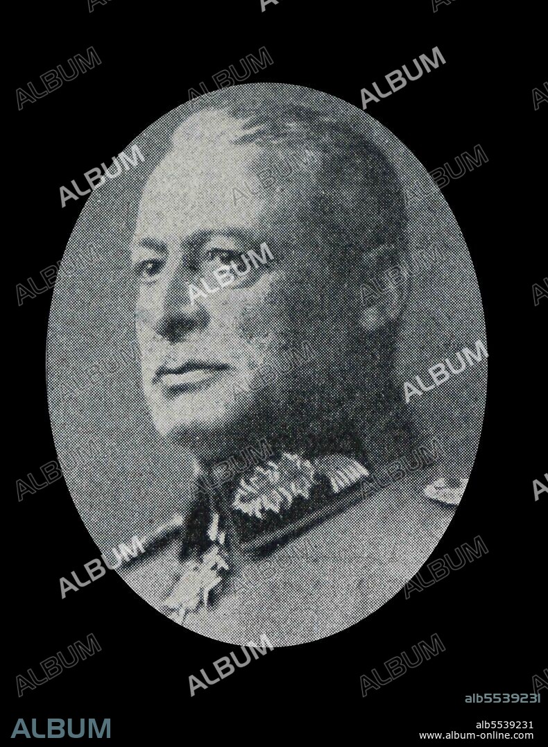 Karl Christof Friedrich von Gerok (1854 – 1937), German general of the infantry of the XXIV Reserve Corps during World War One.