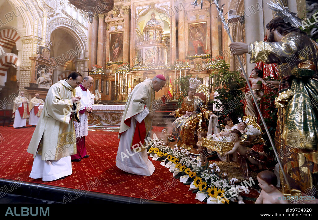Córdoba, 25/12/2019. Misa de Navidad en la Mezquita Catedral, oficiada por el obispo de Córdoba, Demetrio Fernández. Foto: Valerio Merino. ARCHCOR.