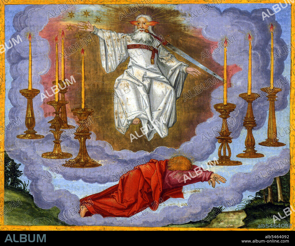 The Ottheinrich Bible was commissioned in c.1425 by the Royal Court of Bavaria. The unusually large manuscript was not completed until the following century when the German painter and engraver, Matthias Gerung, was offered 60 Rhenish guilders and winter clothes to illustrate the text. The Bible carries the name of the benefactor who supported its completion. Ottheinrich (1502-1559) was the Prince of Neuburg, Elector Palatine, soldier, pilgrim, reformer and art patron.