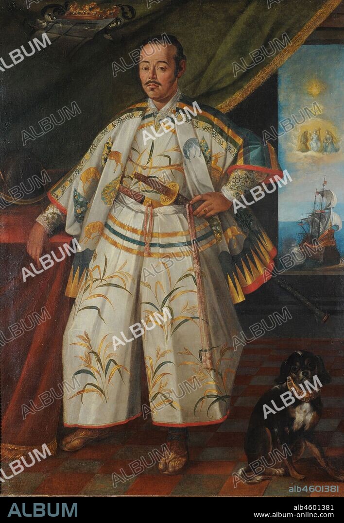 ARCHITA RICCI. Portrait of Hasekura Rokuemon Tsunenaga (1571-1622).