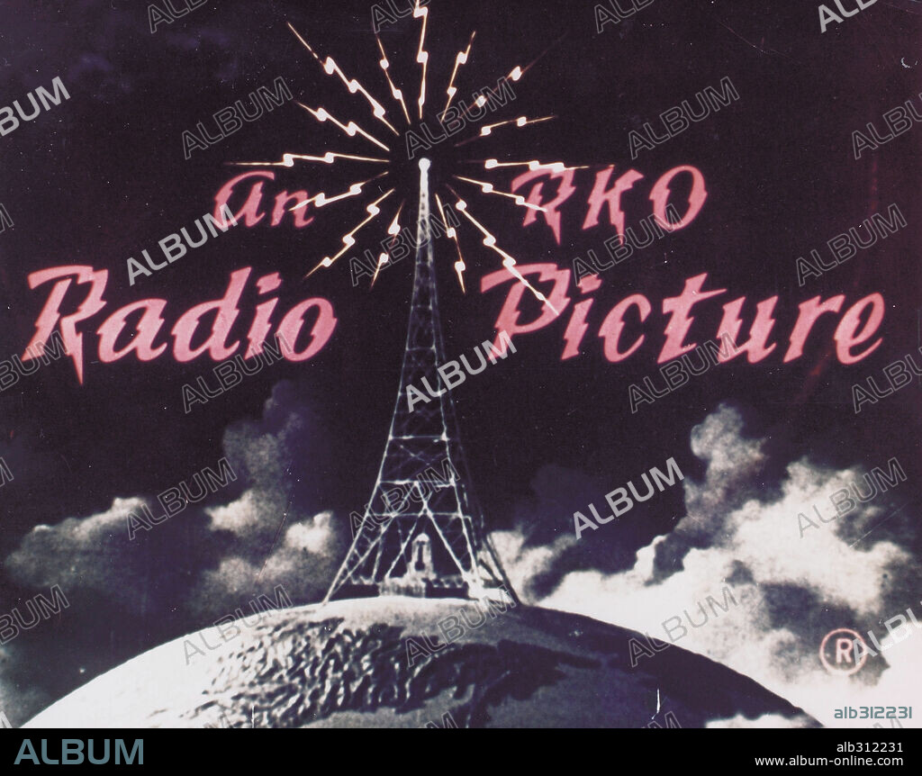 HISTORIA DEL CINE: R. K. O. PATHE STUDIOS (FILM HISTORY: R. K. O. PATHE STUDIOS). Logo de presentación de la productora RKO Radio Pictures.