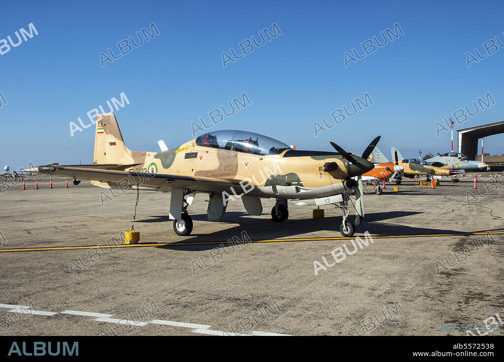 The Embraer EMB 312 Tucano, delivered between 1989 and 1991, were used by the Islamic Revolutionary Guard Corps (IRGC) in anti-drug missions against the Taliban at the eastern borders of the country.
