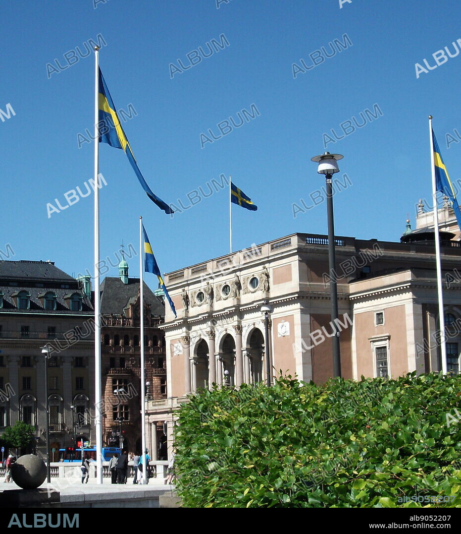 the Swedish parliament in Stockholm, Sweden. 2012.