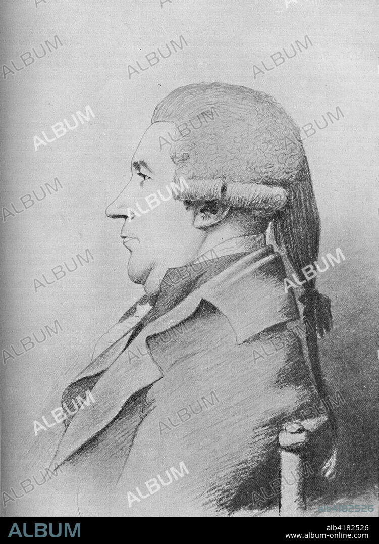 'James Boswell (b. 1740, d. 1795)', 1907. James Boswell, 9th Laird of Auchinleck (1740-1795), was a Scottish biographer and diarist, born in Edinburgh. He is best known for the biography he wrote of one of his contemporaries, the English literary figure Samuel Johnson, which is commonly said to be the greatest biography written in the English language. From The Life of Samuel Johnson, Vol. II by James Boswell. [Sir Isaac Pitman & Sons, Ltd., London, 1907].