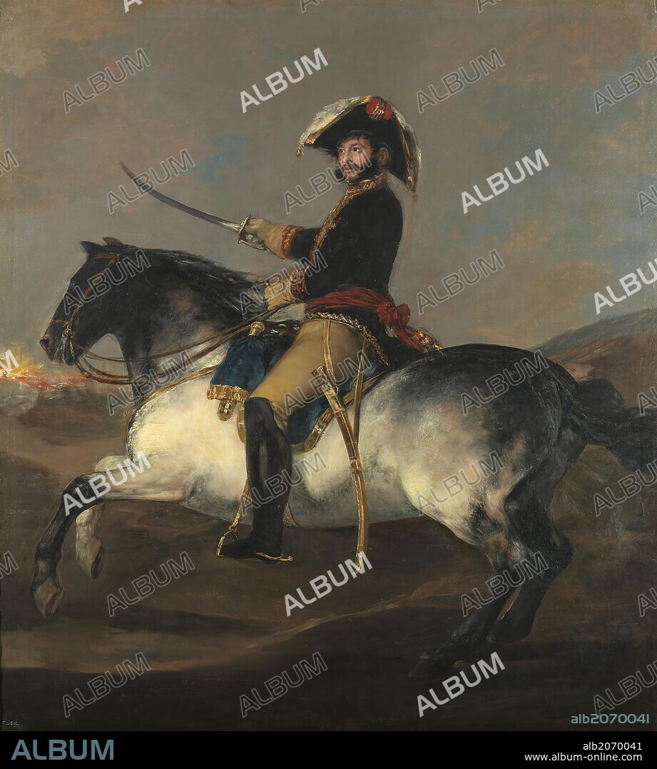 Francisco de Goya y Lucientes / 'El general José de Palafox, a caballo', 1814, Escuela Española, Óleo sobre Lienzo, 248 cm x 224 cm, P00725.