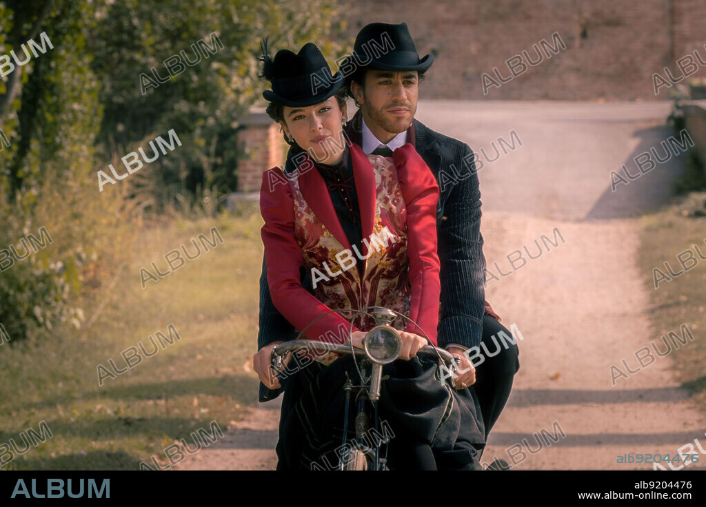 EDUARDO SCARPETTA and MATILDA DE ANGELIS in THE LAW ACCORDING TO LIDIA POET, 2023 (LA LEGGE DI LIDIA POET), directed by MATTEO ROVERE. Copyright Groenlandia.
