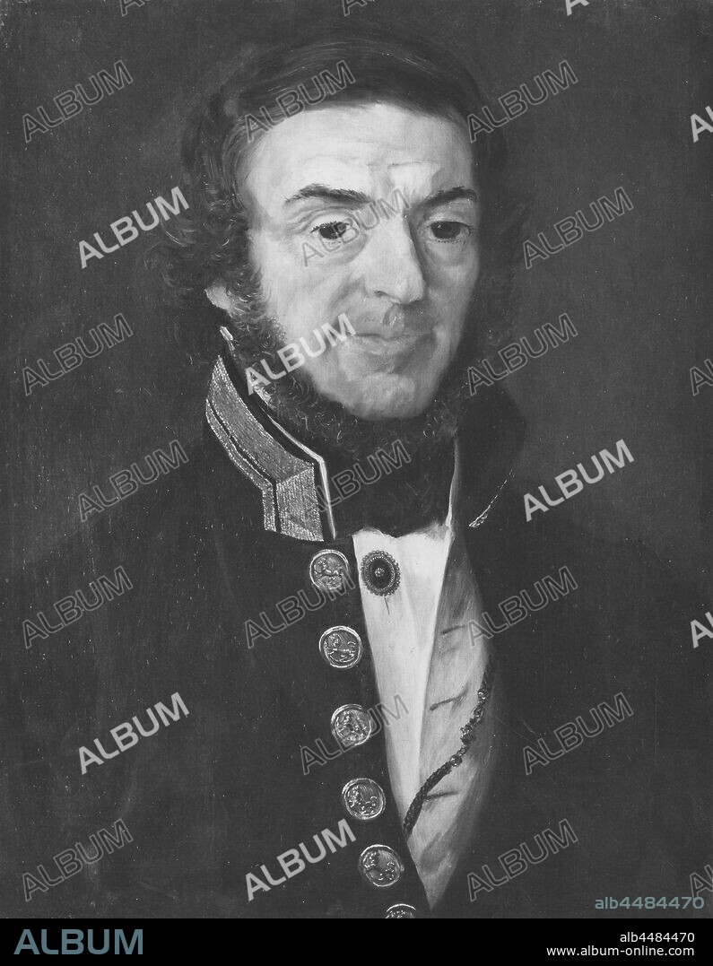 Mathias Stoltenberg, Joachim Holmboe, Joachim G. Holboe, District Judge, Chieftain Joachim G. Holmboe, painting, 1844, Oil on canvas, Height, 40 cm (15.7 inches), Width, 31.5 cm (12.4 inches), Signerad, M, Stoltenberg 1844.
