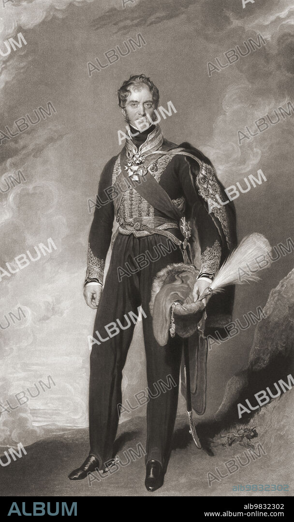 Gustav III, 1746 - 1792, King of Sweden. Also called Gustavus III. He was assassinated. After an engraving by Duchenne from a work by Rathlin.