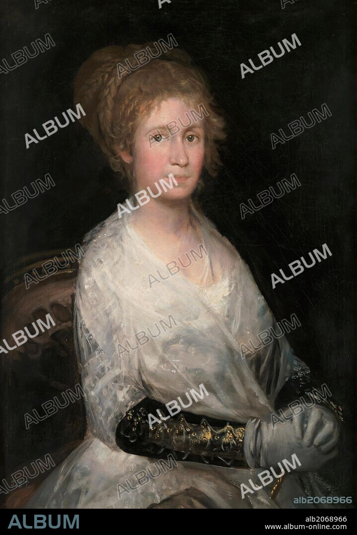 Francisco de Goya y Lucientes / 'Josefa Bayeu', 1814-1816, Spanish School, Oil on canvas, 82,5 cm x 58,2 cm, P00722.