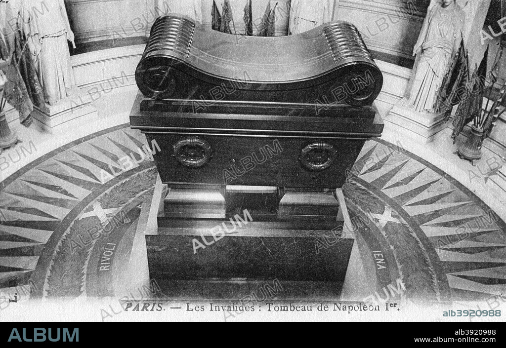 Napoleon's tomb, Les Invalides, Paris, France, c1920s.