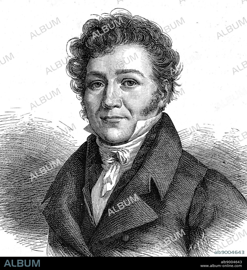 Portrait of Louis Jacques Thénard (1777-1857) a French chemist. Dated 19th Century.