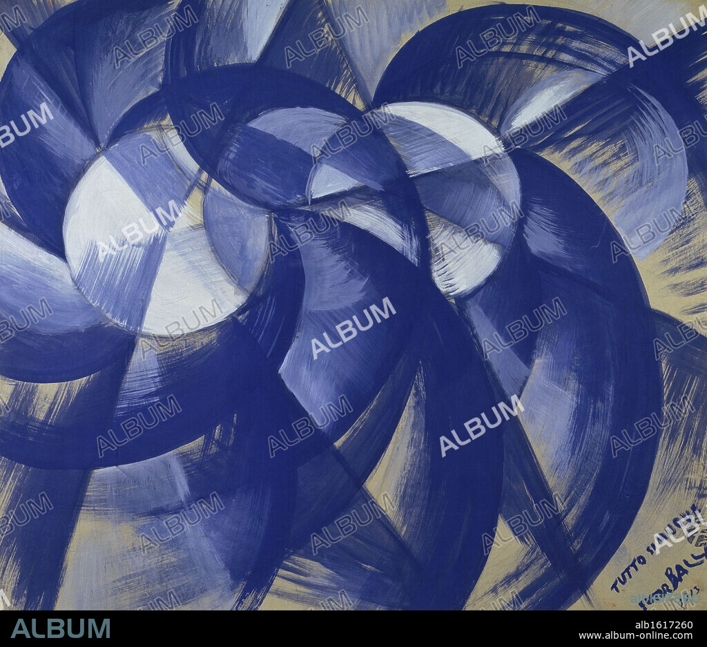 Every Bulge by Giacomo Balla, 1913, 1874-1958, Italy, Milan, Private Collection.