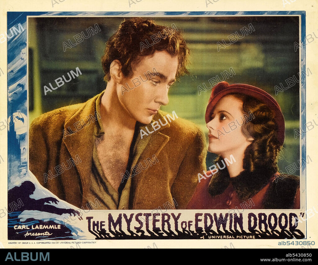 HEATHER ANGEL und MANNERS, DAVID in THE MYSTERY OF EDWIN DROOD, 1935, unter der Regie von STUART WALKER. Copyright UNIVERSAL PICTURES.