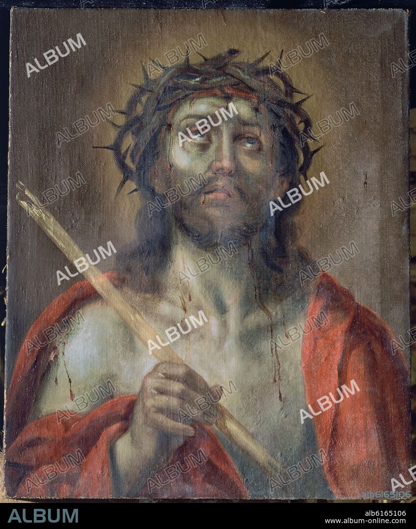 CRISTÓBAL VELA. CRISTO VARON DE LOS DOLORES - SIGLO XVII - BARROCO ESPAÑOL.
