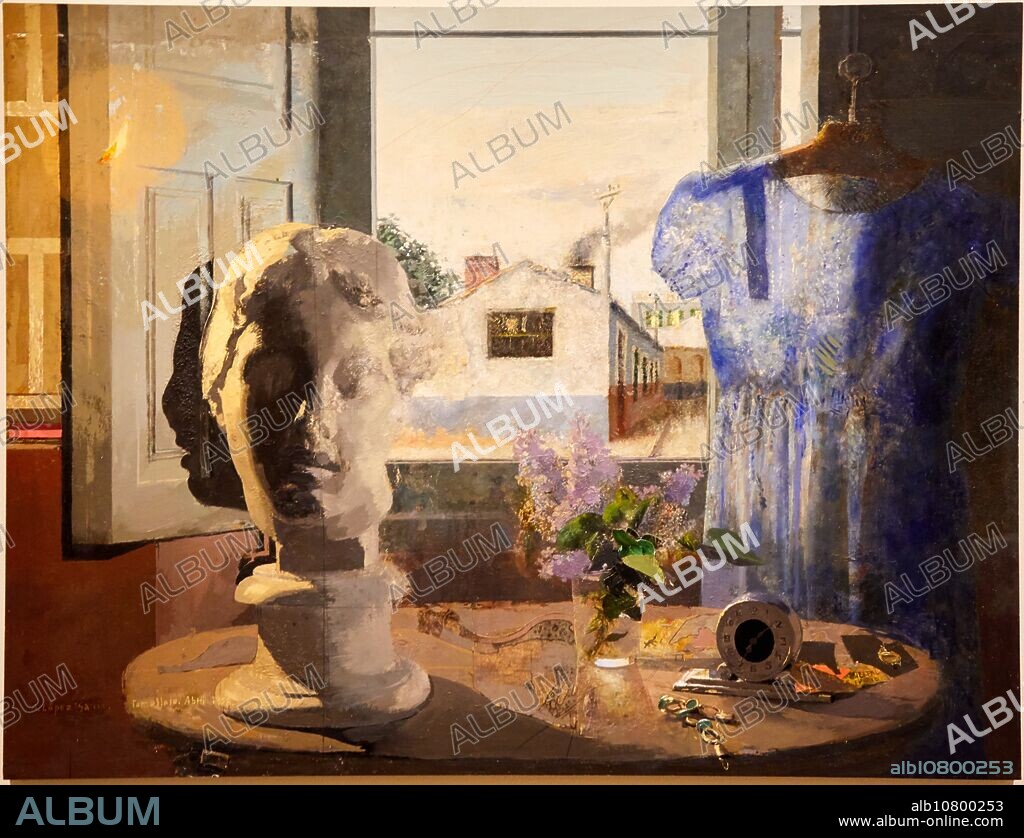 Antonio López, Tete grecque et robe bleue, 1958, Alicia Koplowitz Collection, Museo de Bellas Artes, Fine Arts Museum, Bilbao, Bizkaia, Euskadi, Spain, Europe.