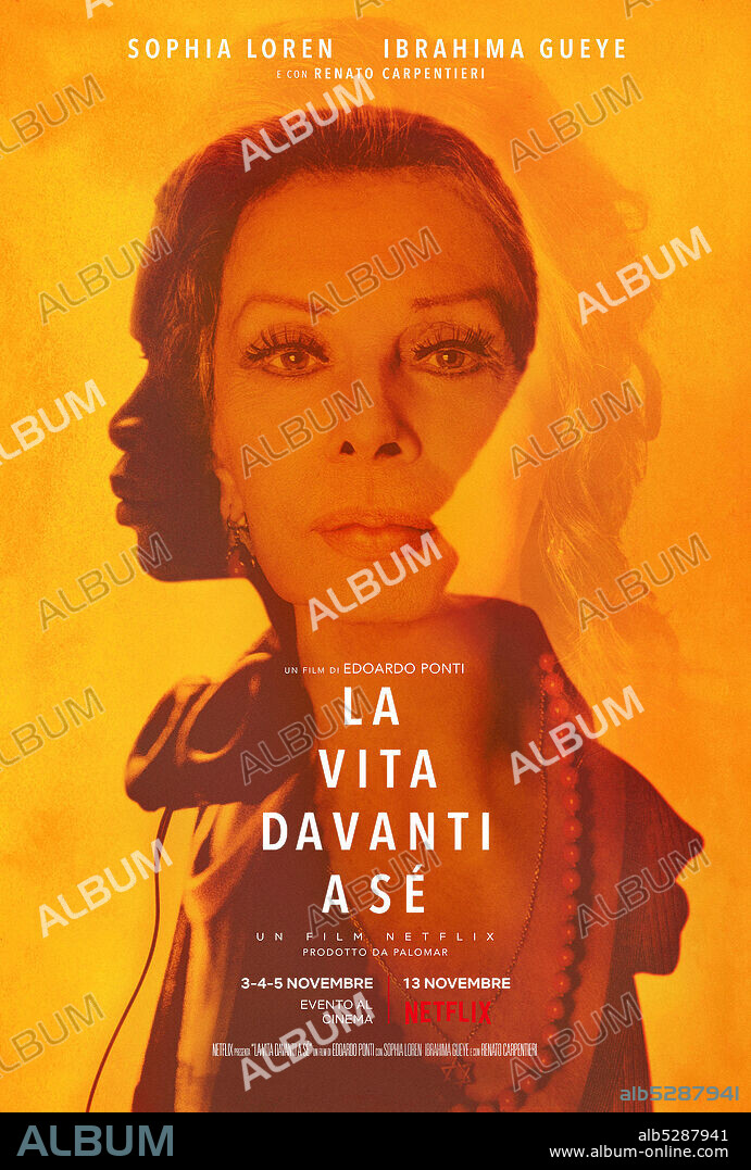 SOPHIA LOREN en LA VIDA POR DELANTE, 2020 (LA VITA DAVANTI A SE), dirigida por EDOARDO PONTI. Copyright Artemis Rising Foundation / Palomar.