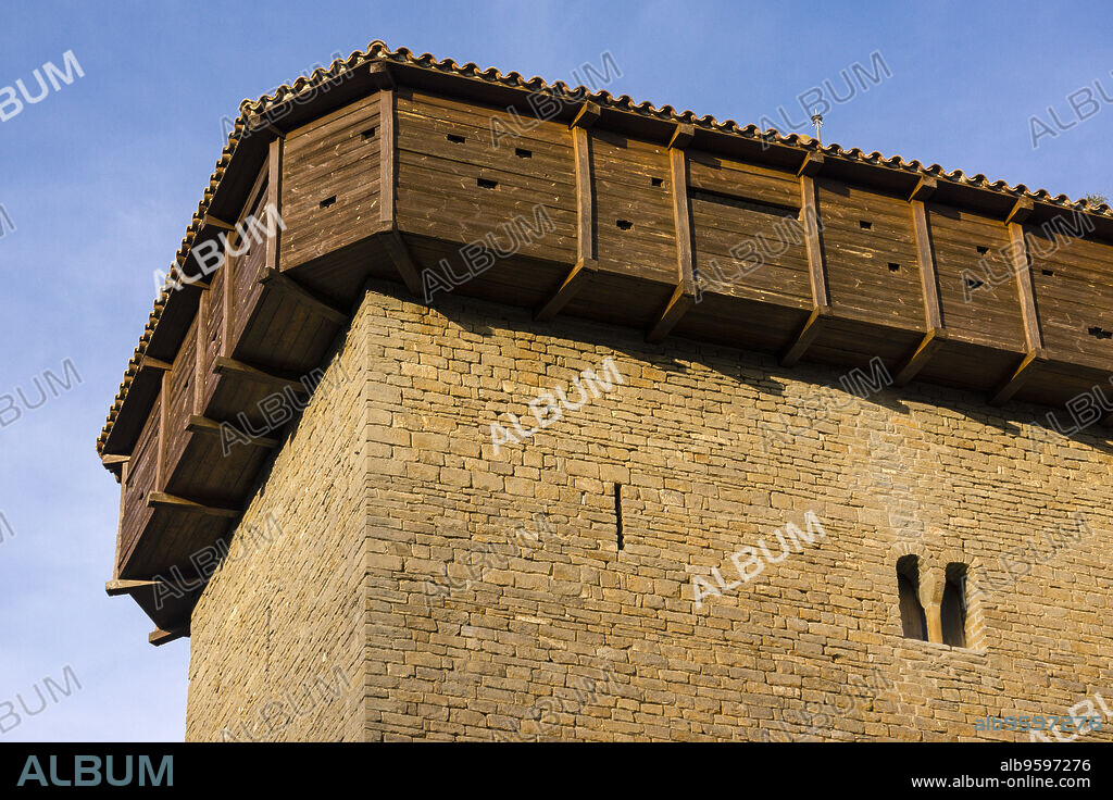 Abizanda ,Pueblo medieval con torreón del siglo XI ,Provincia de Huesca, Comunidad Autónoma de Aragón, cordillera de los Pirineos, Spain, europe.