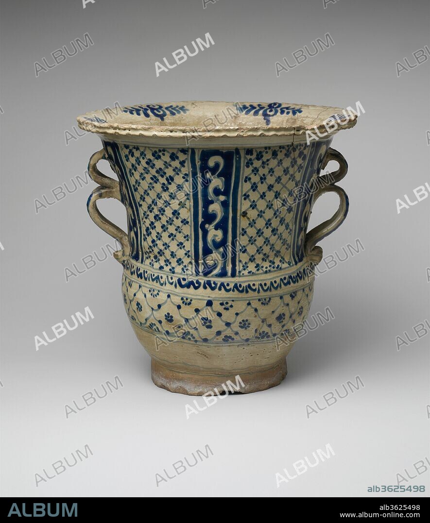 Flower Pot. Culture: Mexican. Dimensions: H. 12 7/8 in. (32.7 cm). Date: ca. 1750.