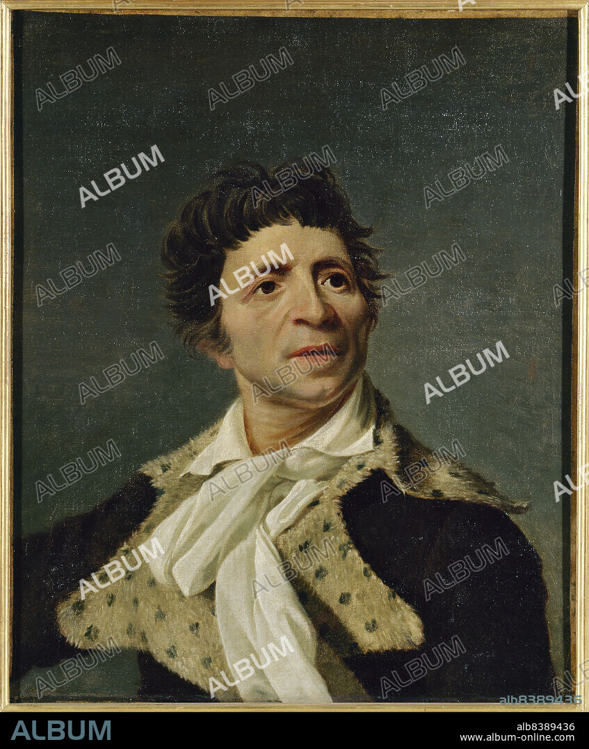 JOSEPH BOZE. Portrait de Jean-Paul Marat (1743-1793), homme politique, c1793.