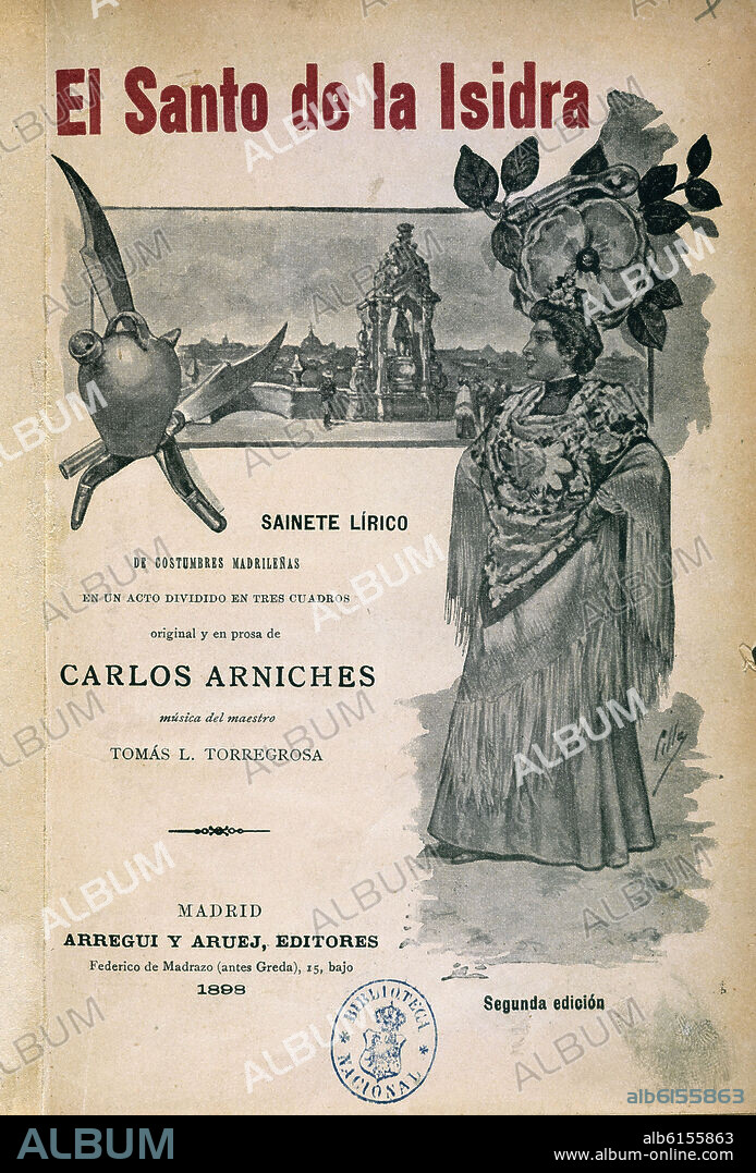 CARLOS ARNICHES. EL SANTO DE LA ISIDRA T-14050.