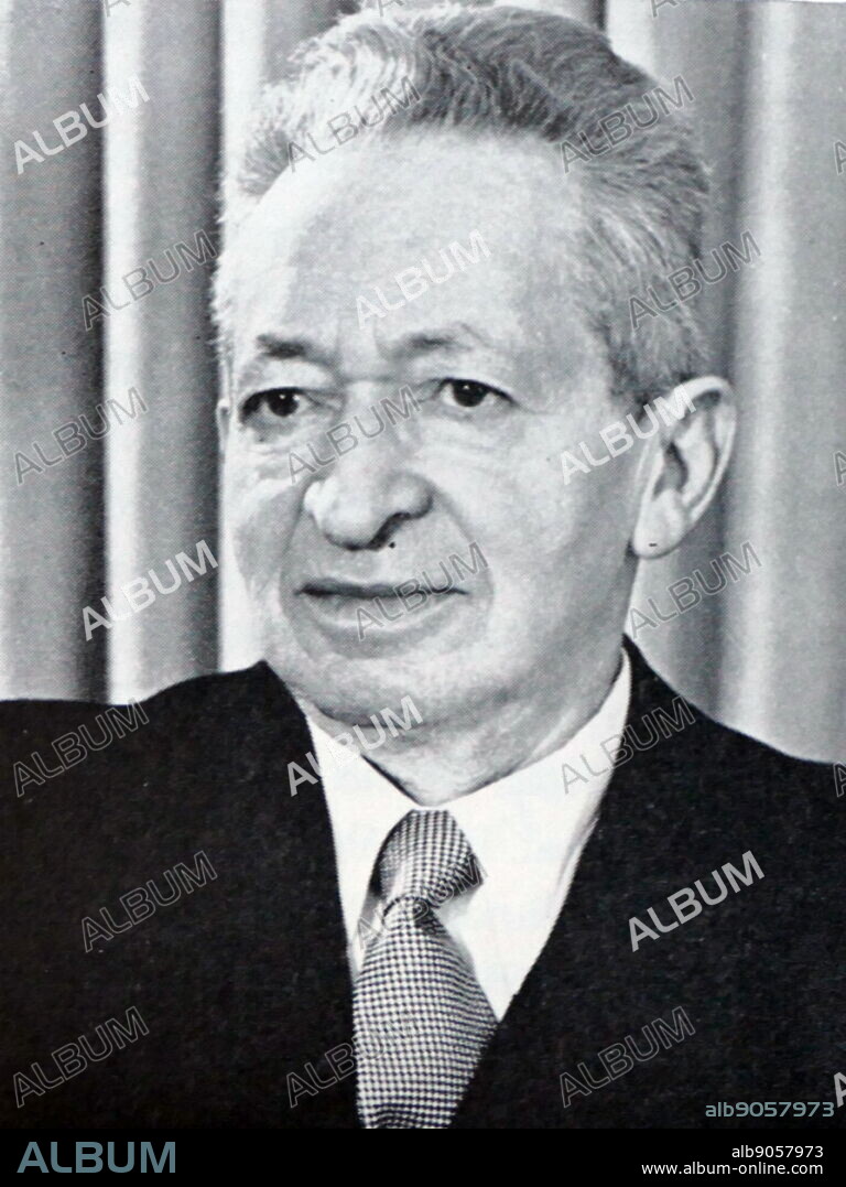 Yitzhak Ben-Zvi (1884 - 1963) historian, Labour Zionist leader and the second President of Israel from1952 - 1963.