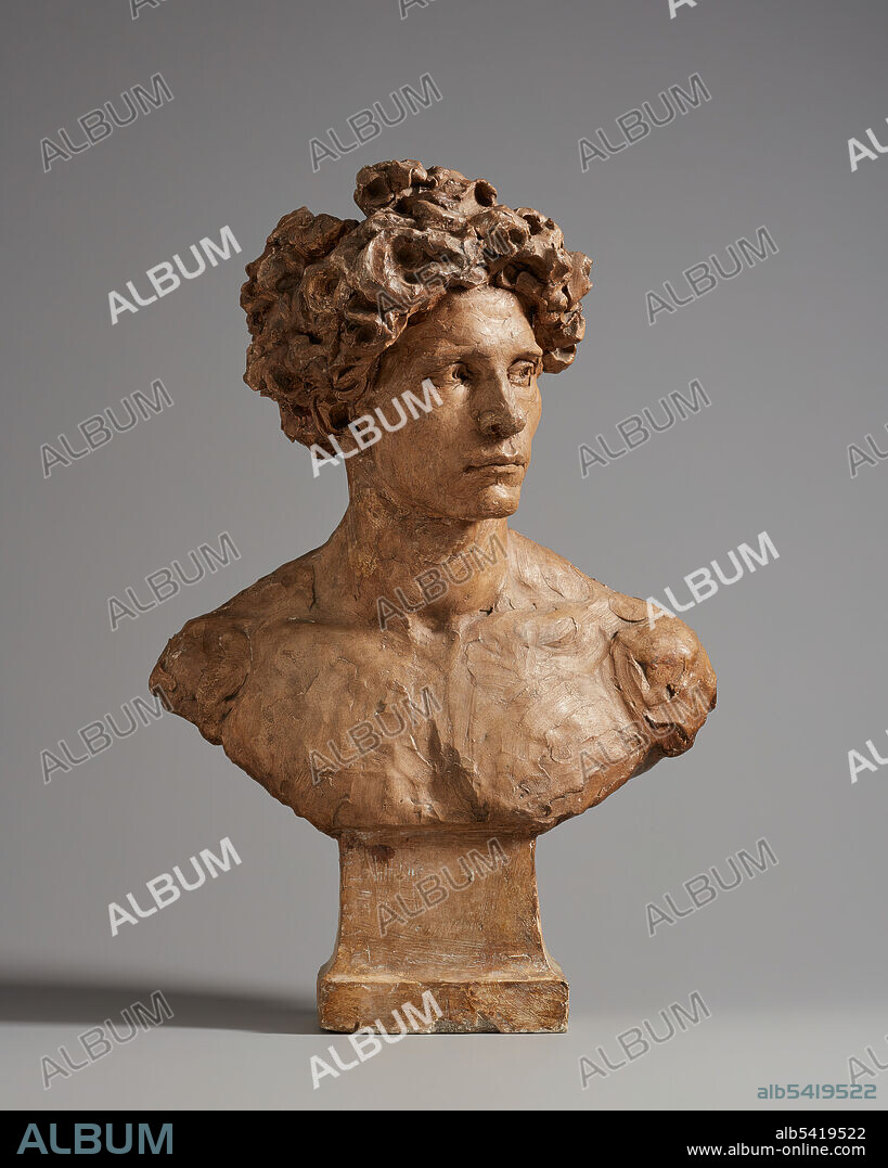 JULES DALOU. Bust of a Young Man, 1877.