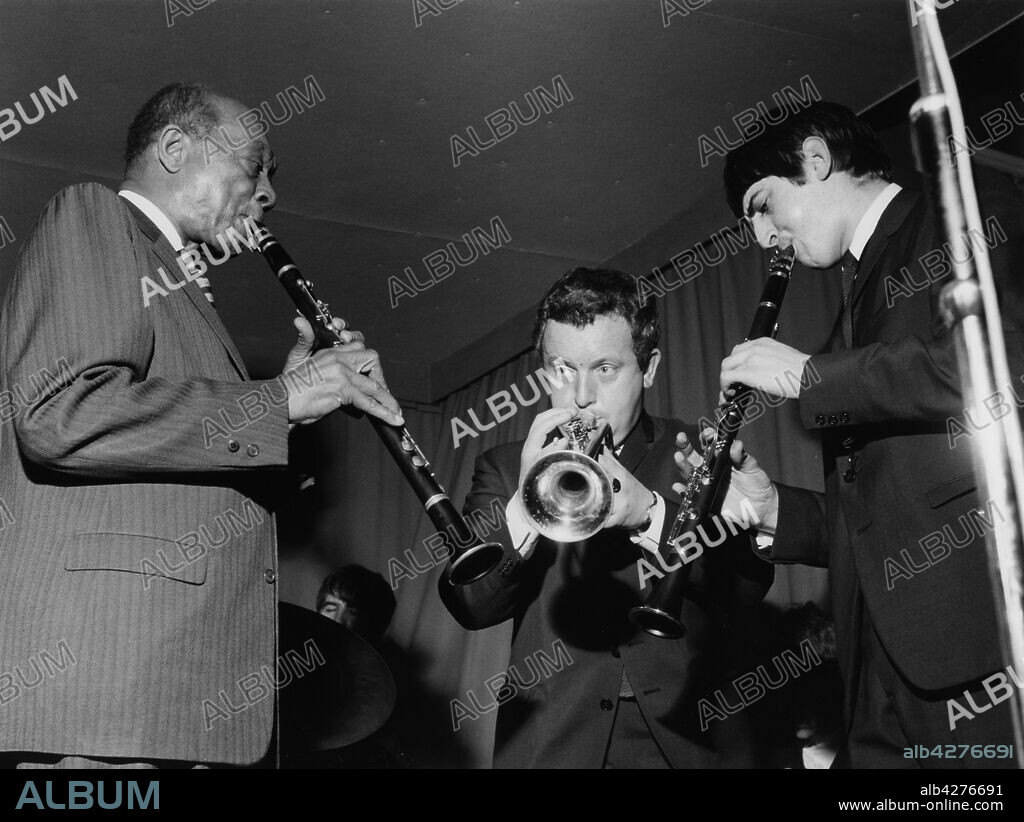 BRIAN FOSKETT. Edmond Hall, Alan Elsdon and Andy Cooper, 1966. Hall (1901-1967) was an American jazz clarinetist and bandleader who worked extensively with many top performers as both a sideman and bandleader.