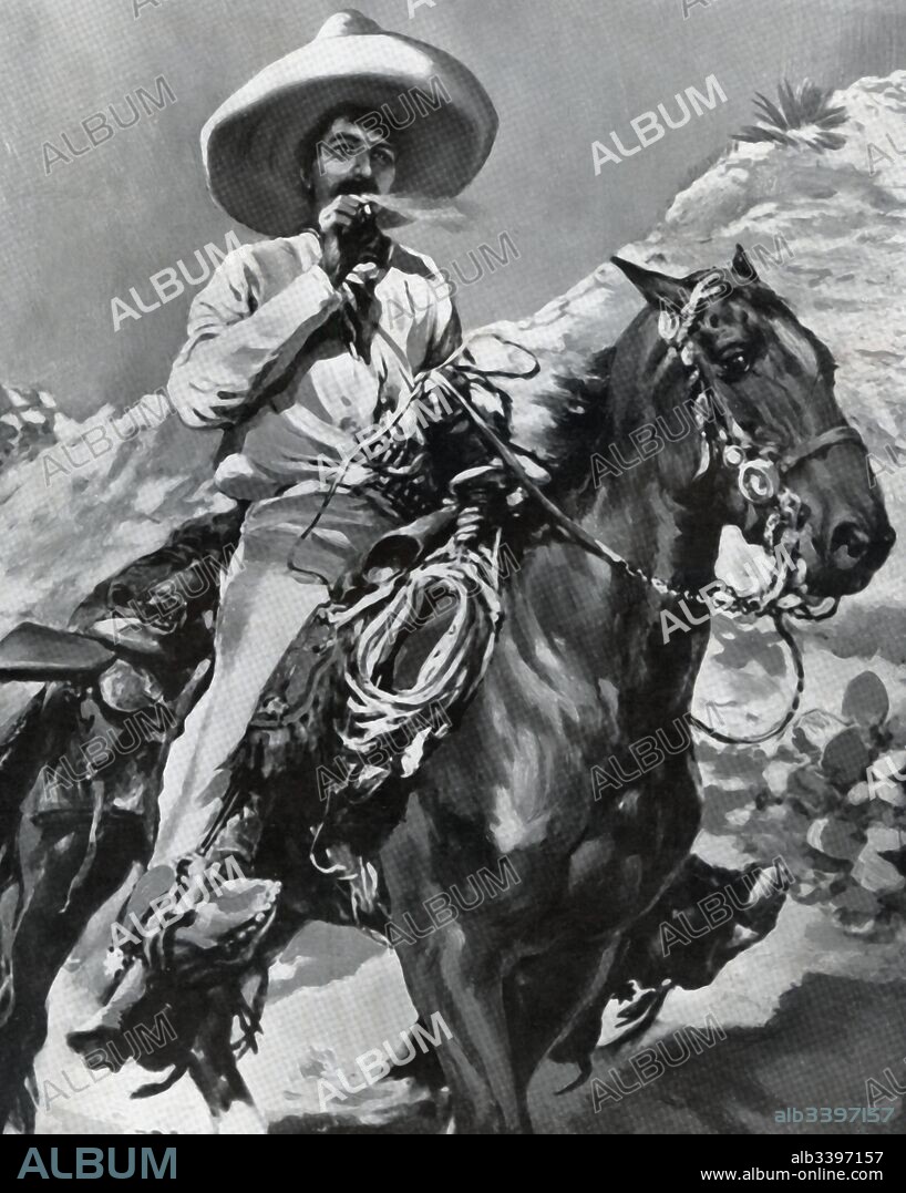 Emiliano Zapata Salazar (1879-1919), líder de la revolución mejicana.