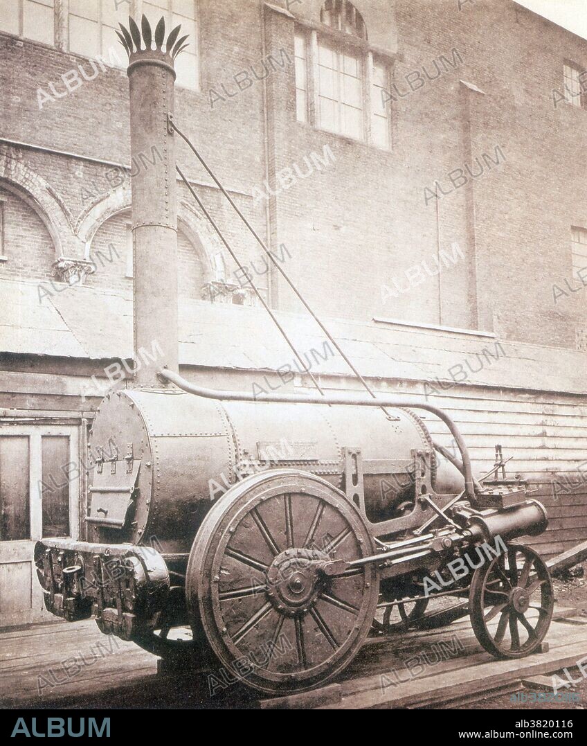 Robert Stephenson's Rocket was an early steam locomotive of 0-2-2 wheel arrangement, built in 1829 at the Forth Street Works of Robert Stephenson and Company in Newcastle Upon Tyne. It was built for, and won, the Rainhill Trials held by the Liverpool & Manchester Railway in 1829 to choose the best design to power the railway. It was the first steam locomotive to bring together several innovations to produce the most advanced locomotive of its day and became the template for most steam engines in the following 150 years.