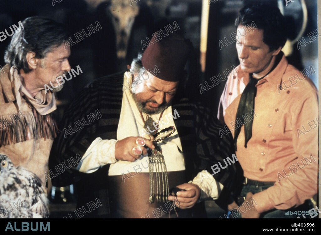 GIULIANO GEMMA in TEX AND THE LORD OF THE DEEP, 1985 (TEX WILLER E IL SIGNORE DEGLI ABISSI), directed by DUCCIO TESSARI.