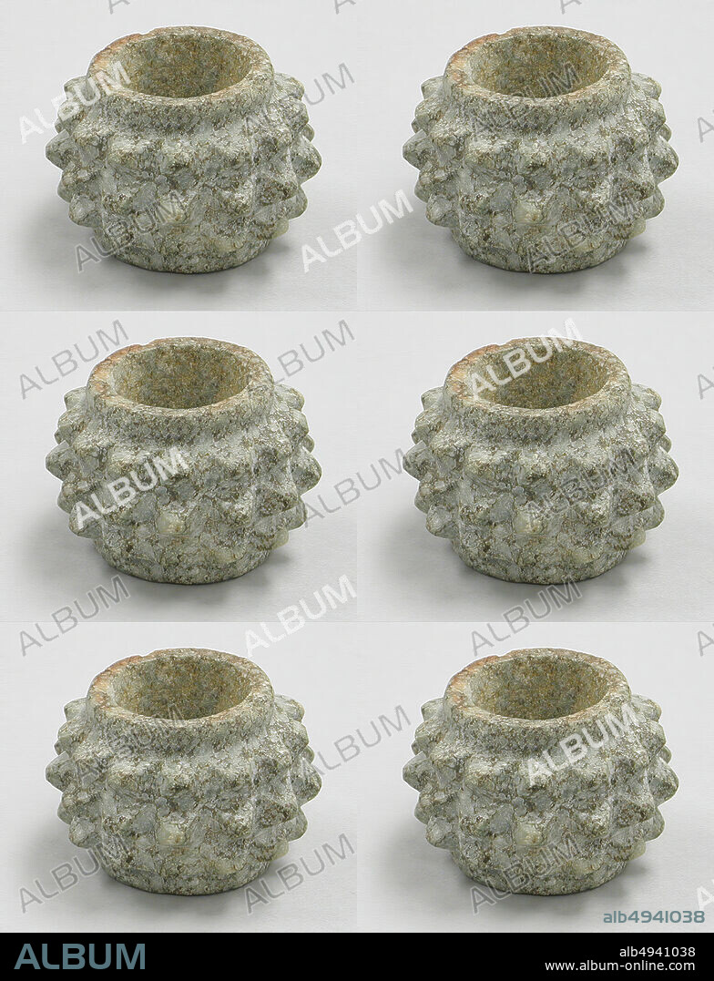 Stone Mace Head with Spikes, Mexican, before 16th century, Mexico, Mesoamerica, Mexican, Stone, Height 1-1/2 in., Stone-Implements.