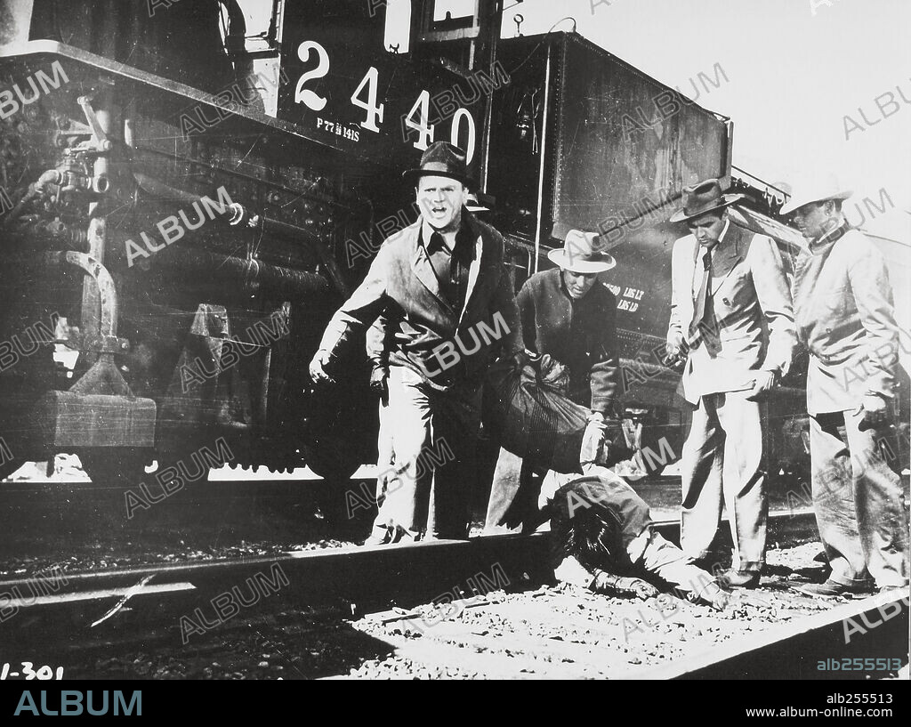 JAMES CAGNEY en AL ROJO VIVO, 1949 (WHITE HEAT), dirigida por RAOUL WALSH. Copyright WARNER BROTHERS.