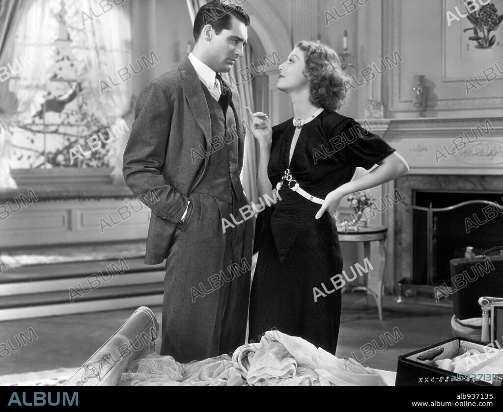 CARY GRANT y LORETTA YOUNG en NACIDA PARA SER MALA, 1934 (BORN TO BE BAD), dirigida por LOWELL SHERMAN. Copyright UNITED ARTISTS.