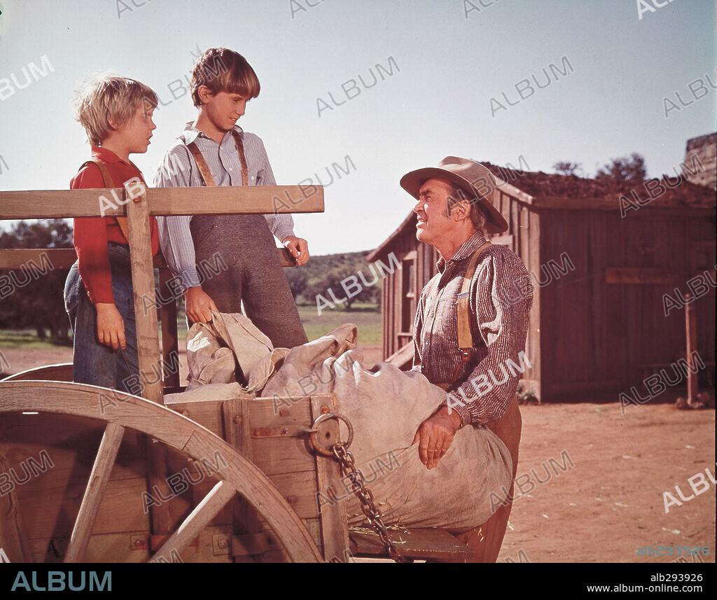 JAMES STEWART in FIRECREEK, 1968, directed by VINCENT MCEVEETY. Copyright WARNER BROTHERS.