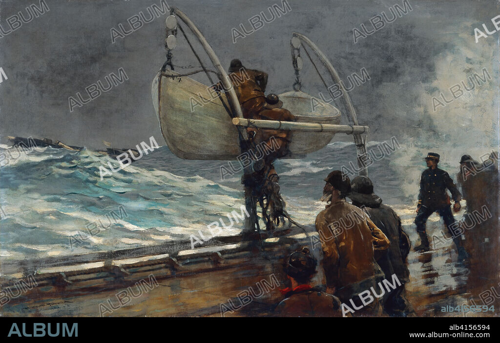 Winslow Homer (Boston, 1836-Proust Neck, 1910). Signal of Distress (1890 - 1896). Oil on canvas. 62 x 98 cm.