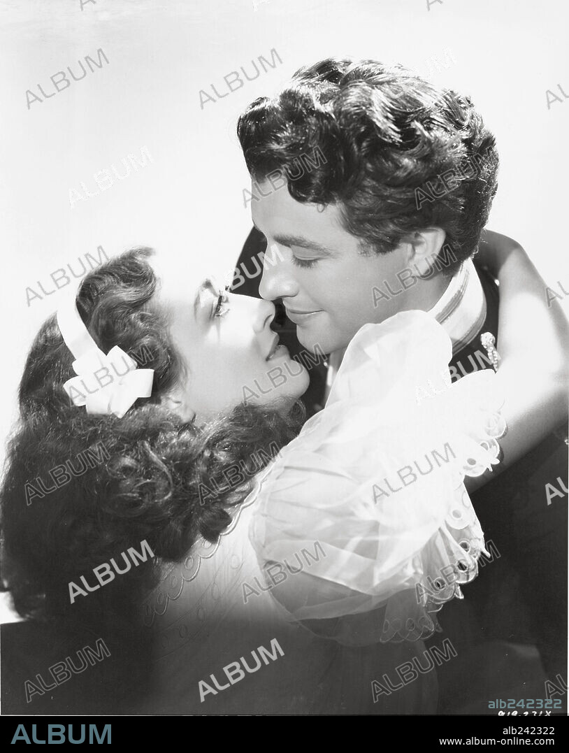 JOAN CRAWFORD and ROBERT TAYLOR in THE GORGEOUS HUSSY, 1936, directed by CLARENCE BROWN. Copyright M.G.M.