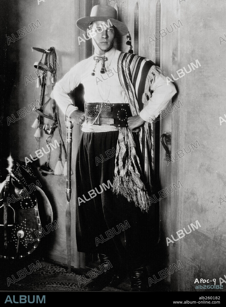 RODOLFO VALENTINO. RUDOLPH VALENTINO in THE FOUR HORSEMEN OF THE APOCALYPSE, 1921, directed by REX INGRAM (DIRECTOR). Copyright METRO.