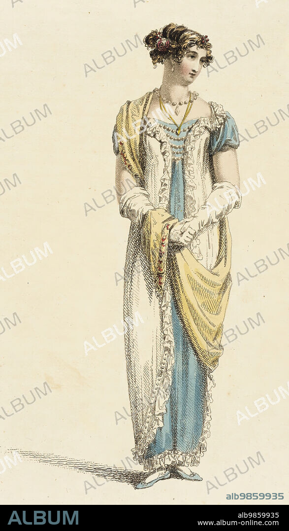 RUDOLPH ACKERMANN. Fashion Plate (Full Dress), 1813.
