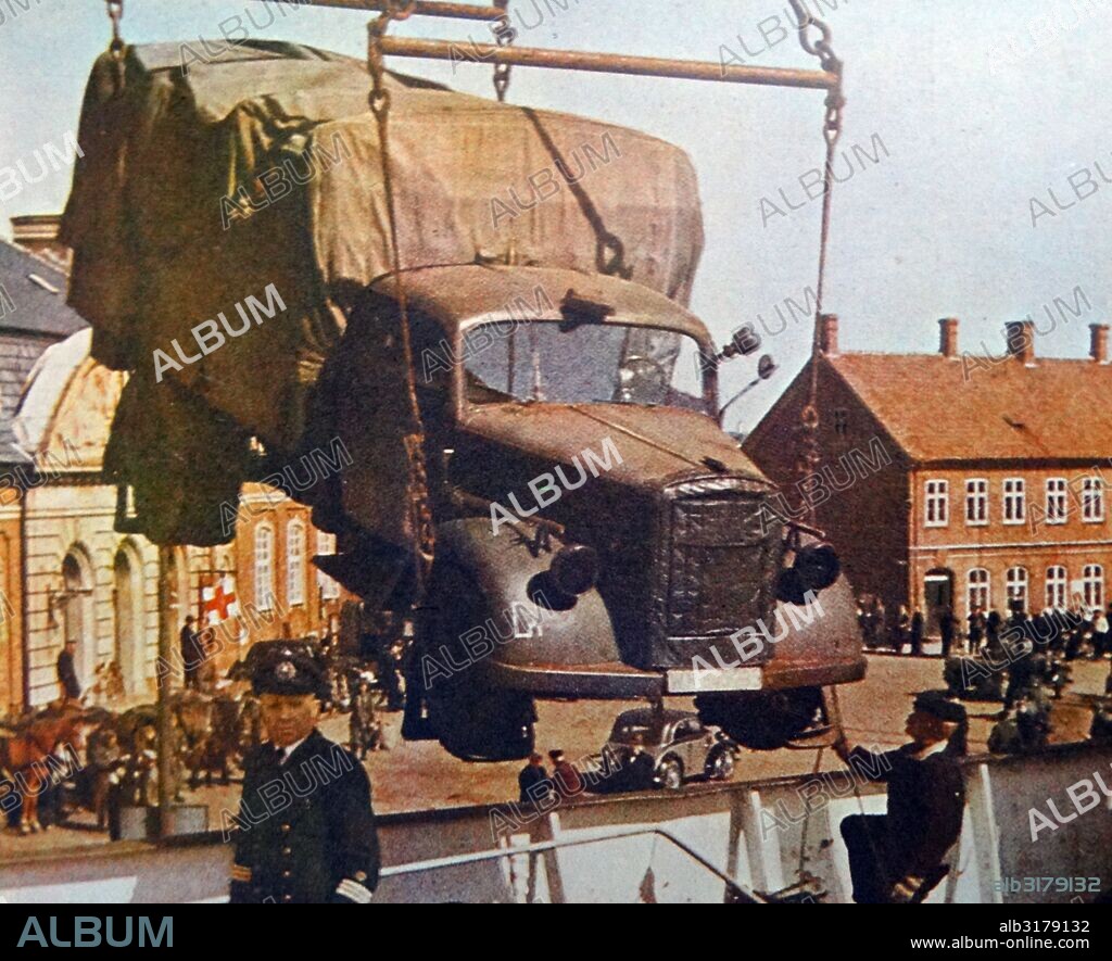 Colour photograph of a Opel Blitz truck during the Second World War. Dated 1941.