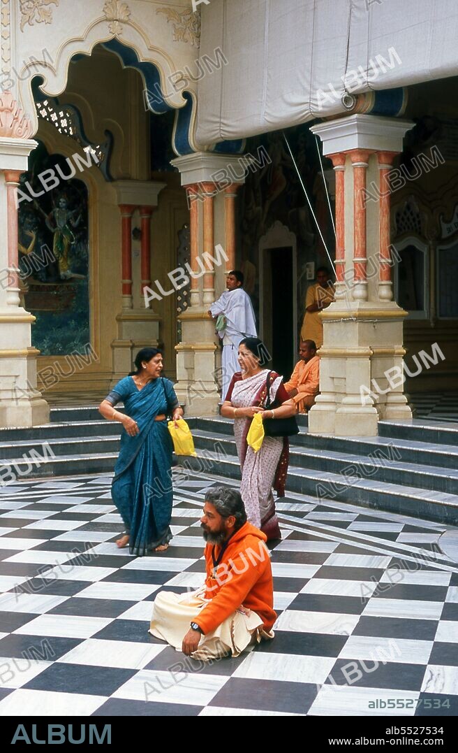 Sri Krishna-Balaram Mandir is a Gaudiya Vaishnava temple in the holy city of Vrindavan. It is one of the main International Society for Krishna Consciousness (ISKCON) temples in India and internationally. Hare Krishnas from all over the world can be seen here year-round, which adds color to this ancient ethnic holy city.