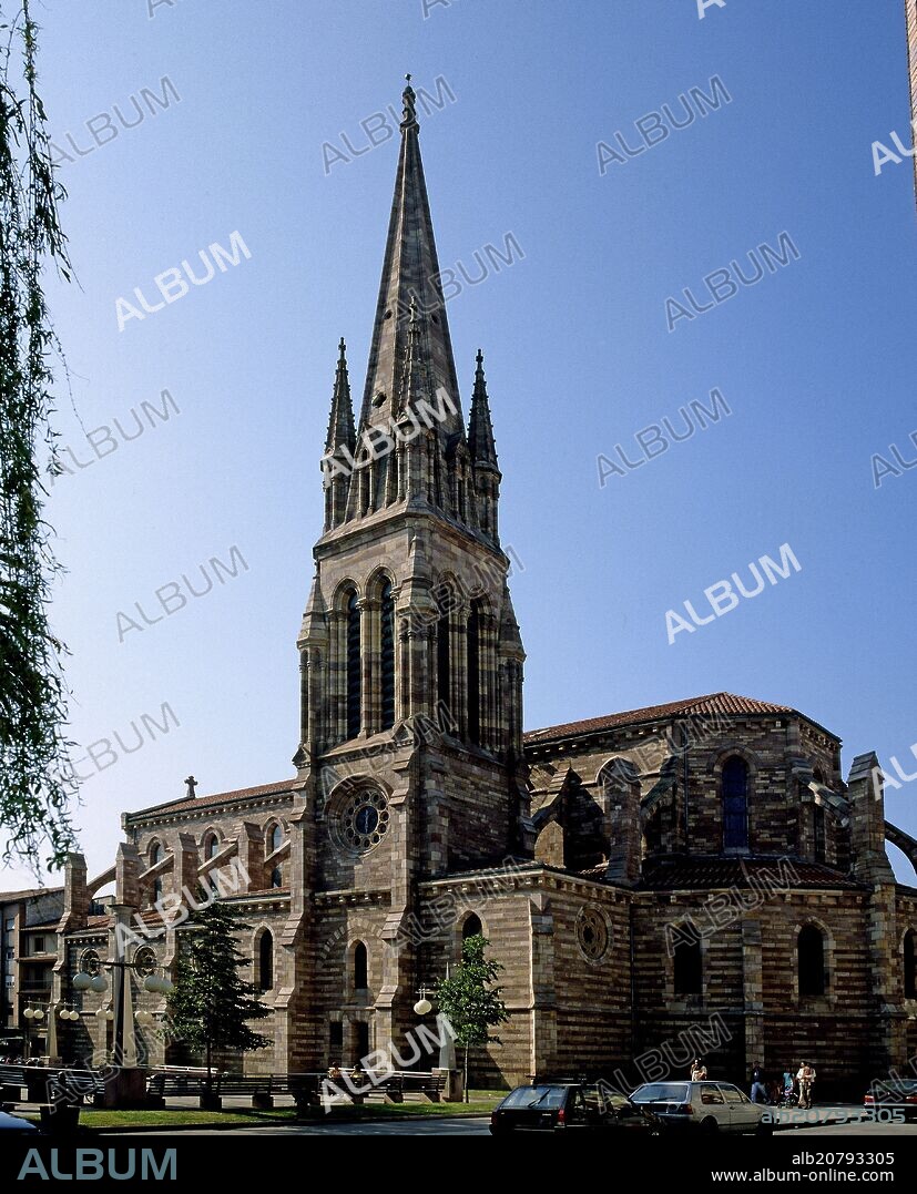 JOSE MARIA BASTERRA (1859-1932). EXTERIOR - IGLESIA NEOGOTICA - 1901.