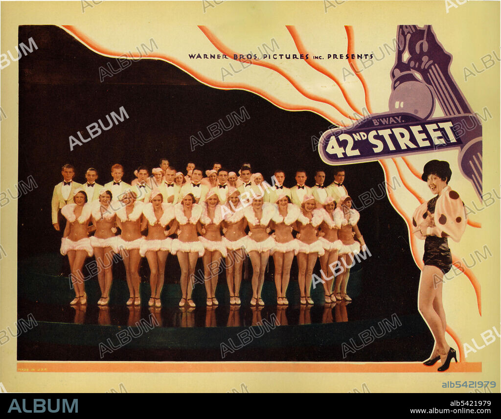 LA CALLE 42, 1933 (42ND STREET), dirigida por LLOYD BACON. Copyright WARNER BROTHERS.
