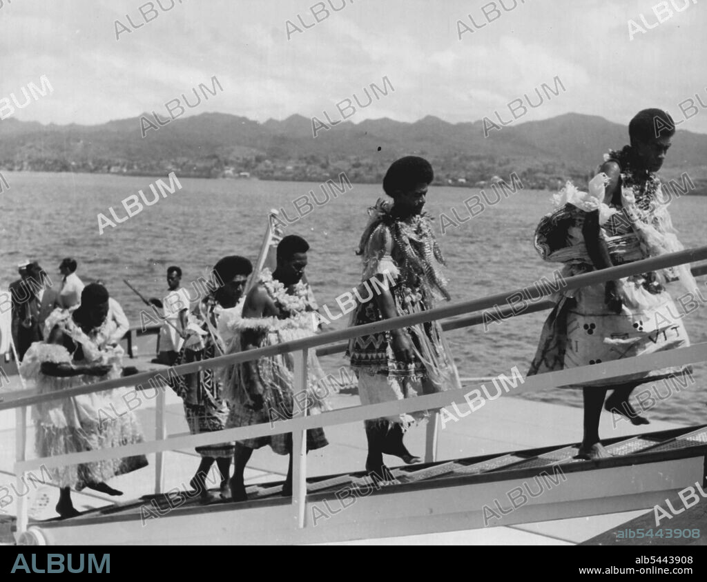 Types Of People - Tonganese Natives. January 15, 1954.