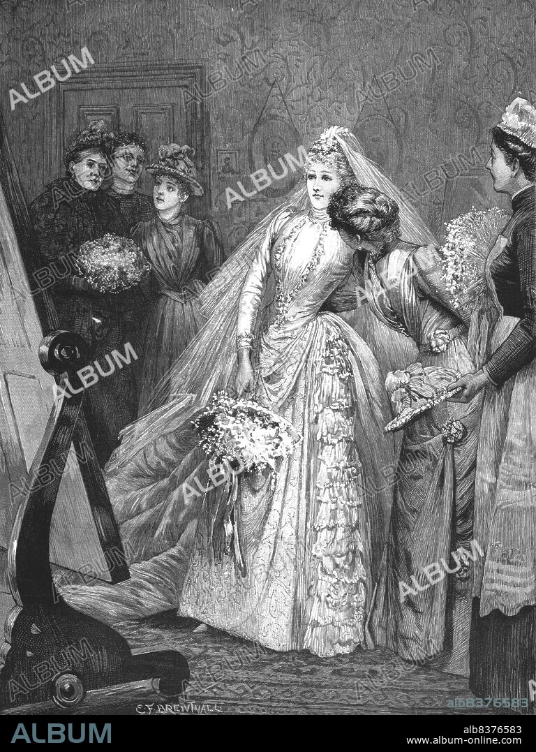 ''The Supreme Moment'; ' Come is the bride ready to go to church?'-Romeo and Juliet, ActV.,Scene 5', 1890. From "The Graphic. An Illustrated Weekly Newspaper", Volume 41. January to June, 1890.