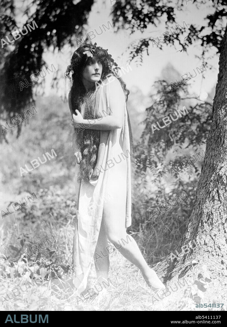 Annette Kellerman was the first major actress to do a nude scene in "A Daughter of the Gods", 1916.  Annette Kellermann (1887 - 1975) was a famous Australian professional swimmer, vaudeville star, film actress, and writer. She was one of the first women to wear a one-piece bathing suit and helped popularize the sport of synchronized swimming. She appeared in several films. Bain News Service, 1916.