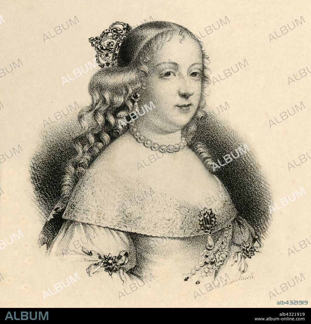 FRANCOIS-SERAPHIN DELPECH. 'Marie Therese d'Autriche', (1717-1780), c1830. Maria Theresa (1717-1780) from the House of Habsburg was Holy Roman Empress and German Queen. From "Lith de Delpech". [Delpech, Paris].