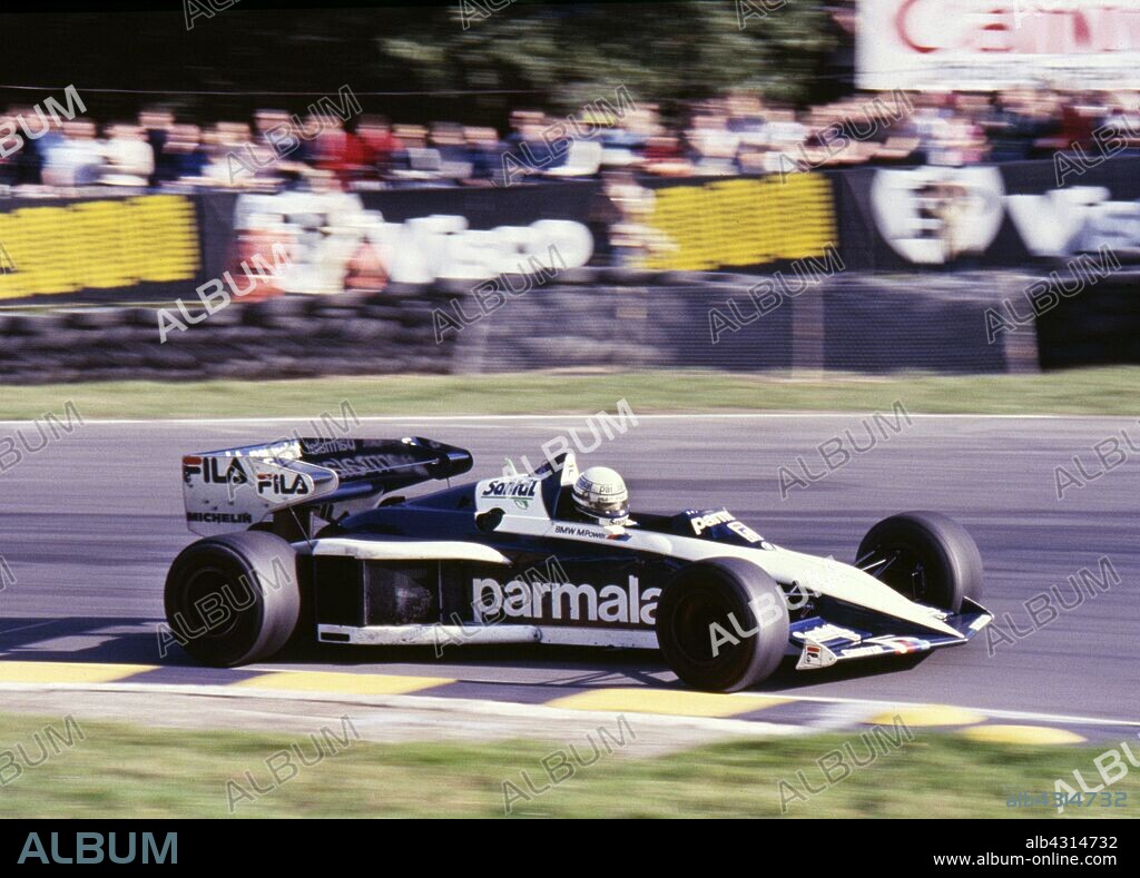 Brabham BT52 GP of Europe Brands Hatch 1983, Ricardo Patrese. Creator:  Unknown. - Album alb4314732